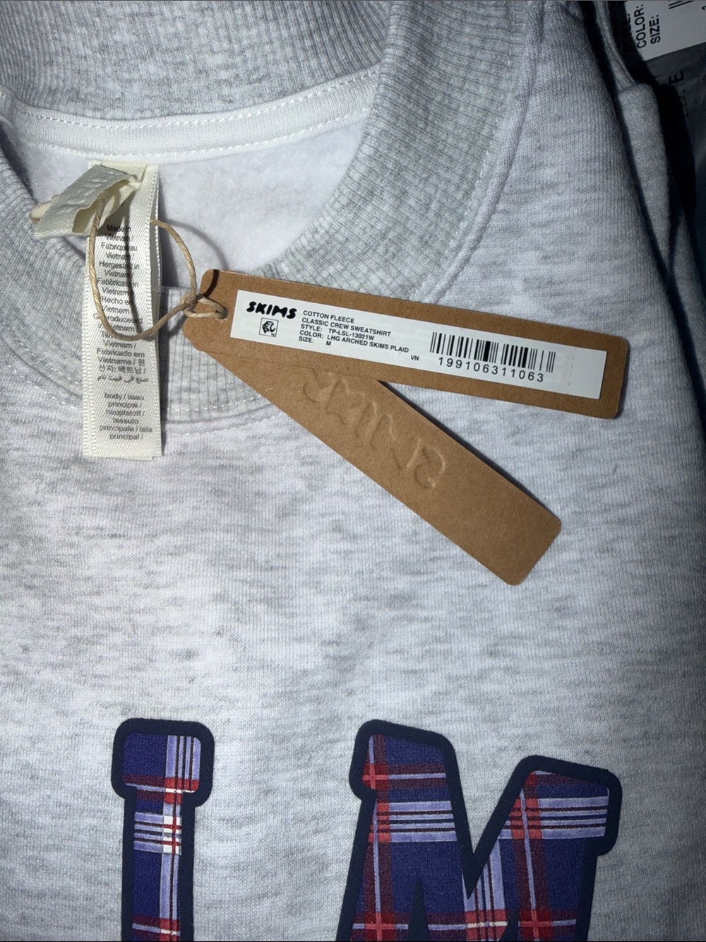 SKIMS Logo Classic Crewneck Sweatshirt - Regular - Picture 5 of 5